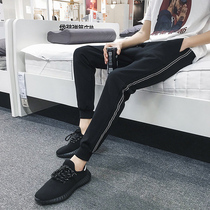 Pants men Korean version of the trend autumn small feet pants mens slim casual leg pants student sports pants mens spring and autumn