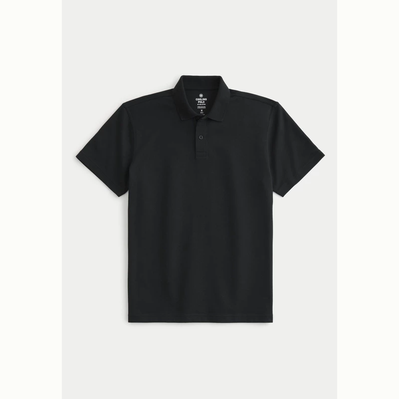 Hollister летний дышащий поло, оверсайз