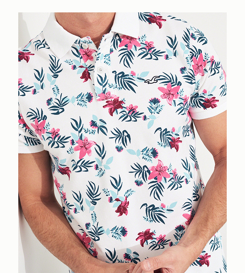 Hollister áo thun hoa nam 207749 áo cotton nam