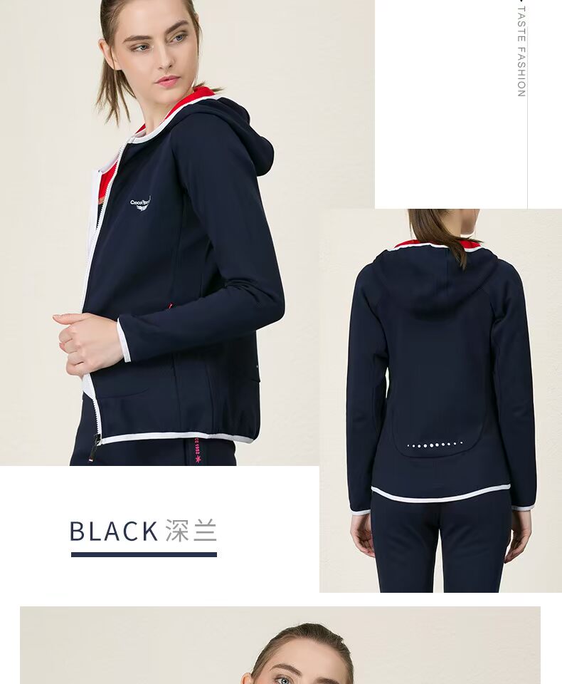 Áo sơ mi cá sấu thể thao nữ 2018 mùa thu mới áo len trùm đầu áo sơ mi giản dị áo khoác cardigan mỏng thể thao ao khoác nike