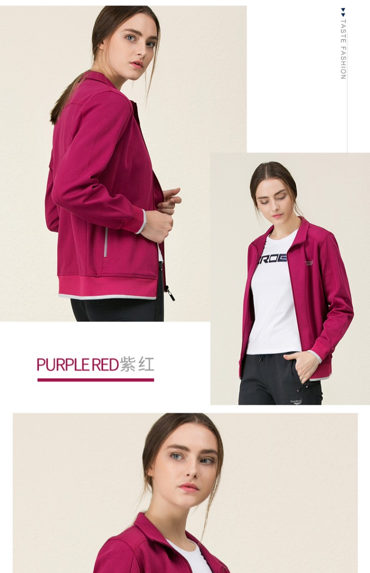 Áo sơ mi cá sấu 2019 xuân hè mới cho nữ áo khoác thể thao áo len cổ áo cổ áo cardigan mỏng dây kéo nữ - Áo khoác thể thao / áo khoác áo khoác thể thao nữ