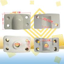 Disinfection cabinet porcelain holder heater Tube clamp quartz tube porcelain clamp high temperature resistant ceramic base electric fire plate accessories