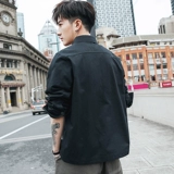 Рубашка, футболка, осенний демисезонный трендовый кардиган, в корейском стиле, 2020