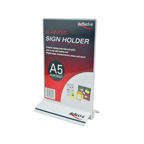 Diduo double-sided menu table table card wine card signage information display clip A5 vertical JCAW-A5P