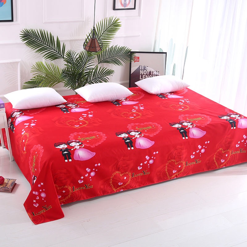 Taikang nông thôn đơn lớn vải lanh 4 mét tatami dày khăn trải giường kang chỉ ba mét phần lớn các bedspread vải - Khăn trải giường ga trải giường 2mx2m2