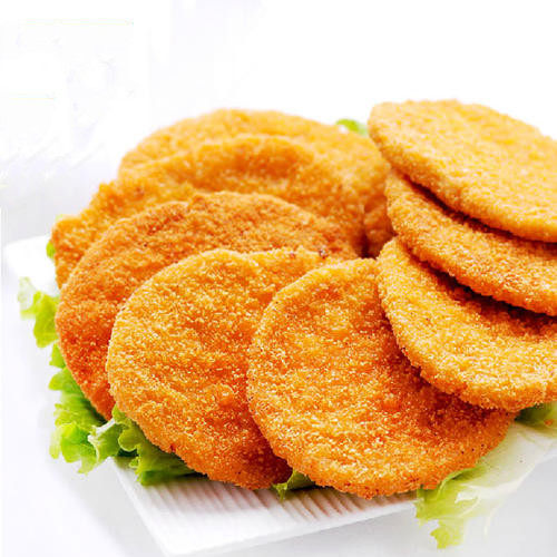 Chicken Burger Pie Frozen Fried Snack Chicken Volleyball 1kg Pack (20 slices) Gold burger Pizza Chicken Cake