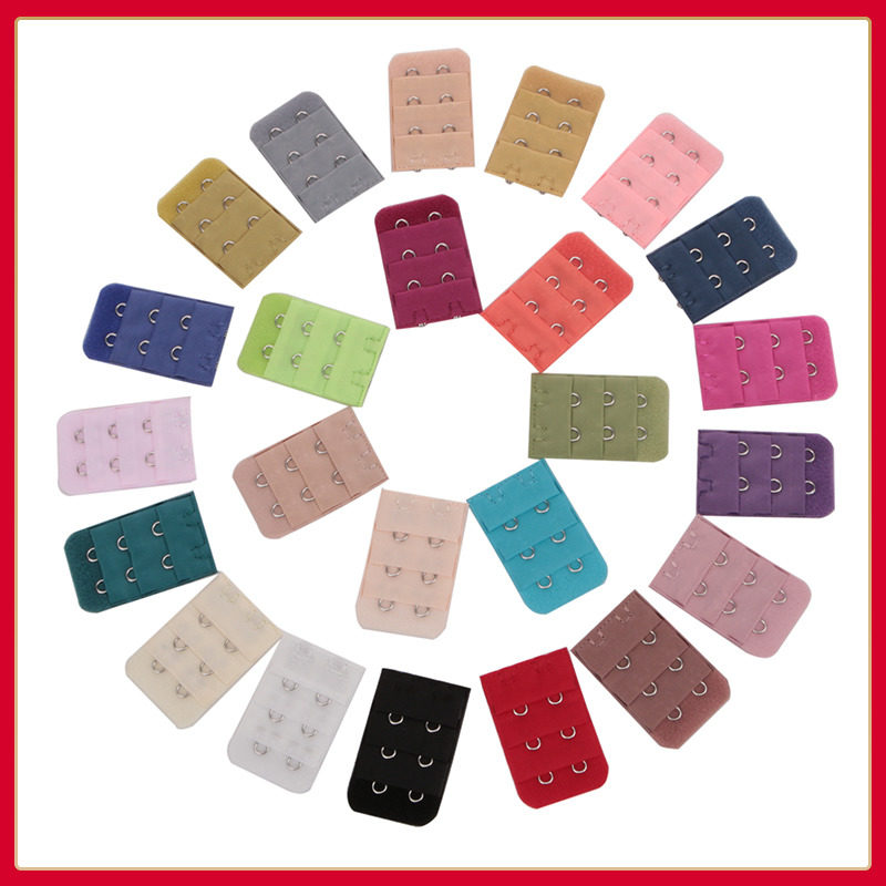 Small two-breasted bra extended buckle Extended buckle Underwear adjustable back buckle Narrow two-breasted extended belt buckle 3-row 2-buckle