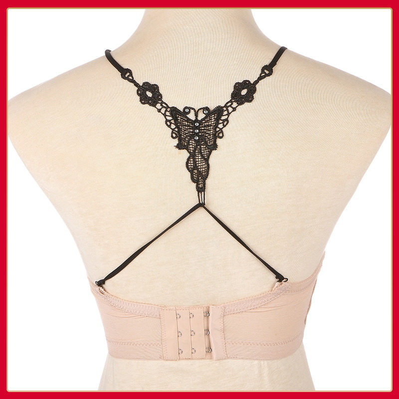 Thin belt cross shoulder strap hanging neck beauty back underwear Invisible bra Sexy shoulder strap Female bra shoulder strap sub non-slip summer butterfly