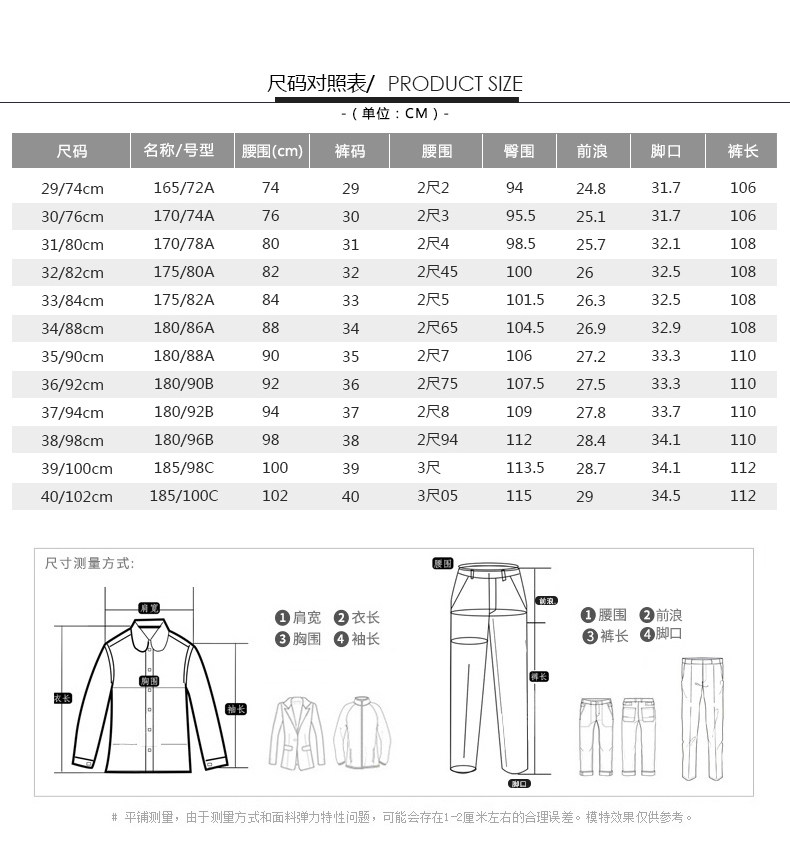 才子 男士秋冬水洗弹力牛仔裤 加厚面料 内里磨毛 图9