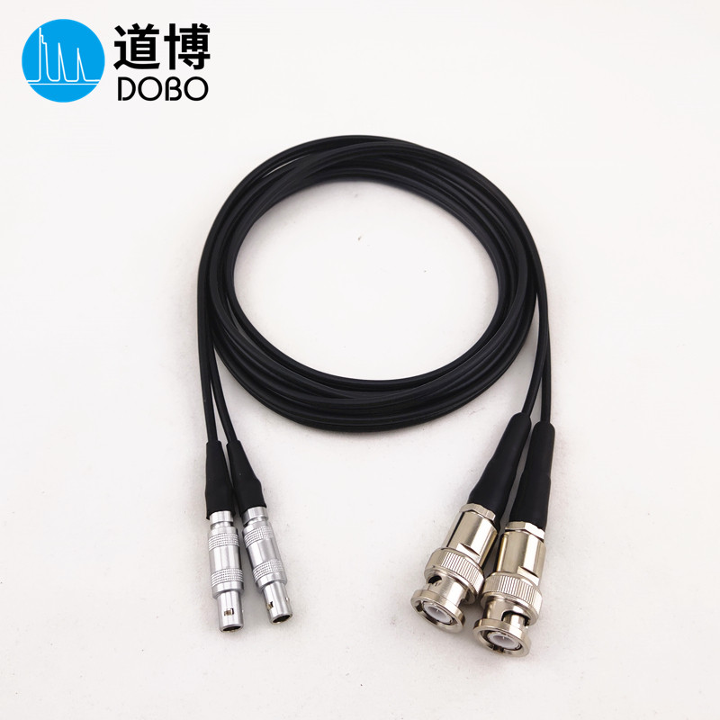 Q9Q9-C6C6超声波双晶探头线超声波探伤仪换能器连接线探伤专用