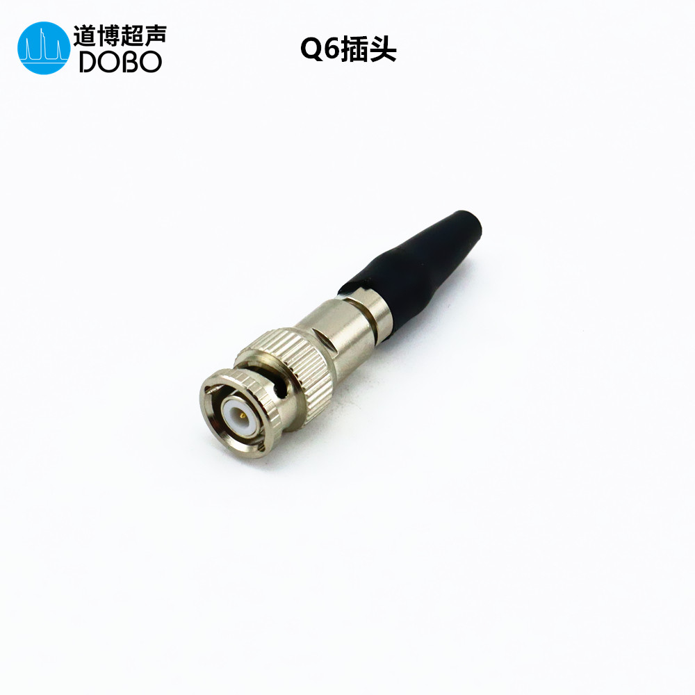 超声波探头线Q6插头探伤专用公接头座探伤仪小Q9BNC连接线接插件