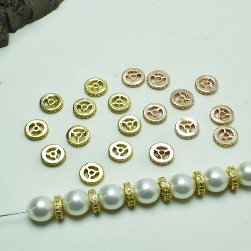 Аксессуар, металлический цирконий, блестящие бусины, ожерелье из кварца из жемчуга, аксессуары