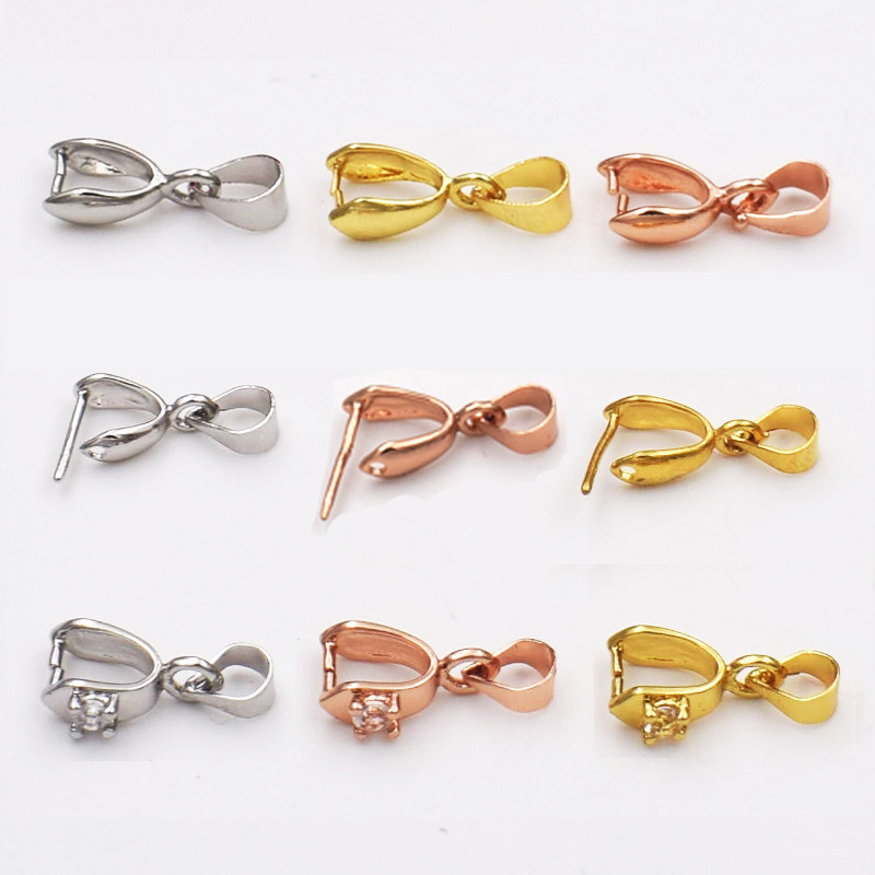 925 - half silver melon button jade cranking jade cranking button diy emerald crystal necklace buckle silver button