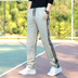 Summer Thin Loose quần Straight sweatpants nam Slack quần nam quần Loose Fat Guards 