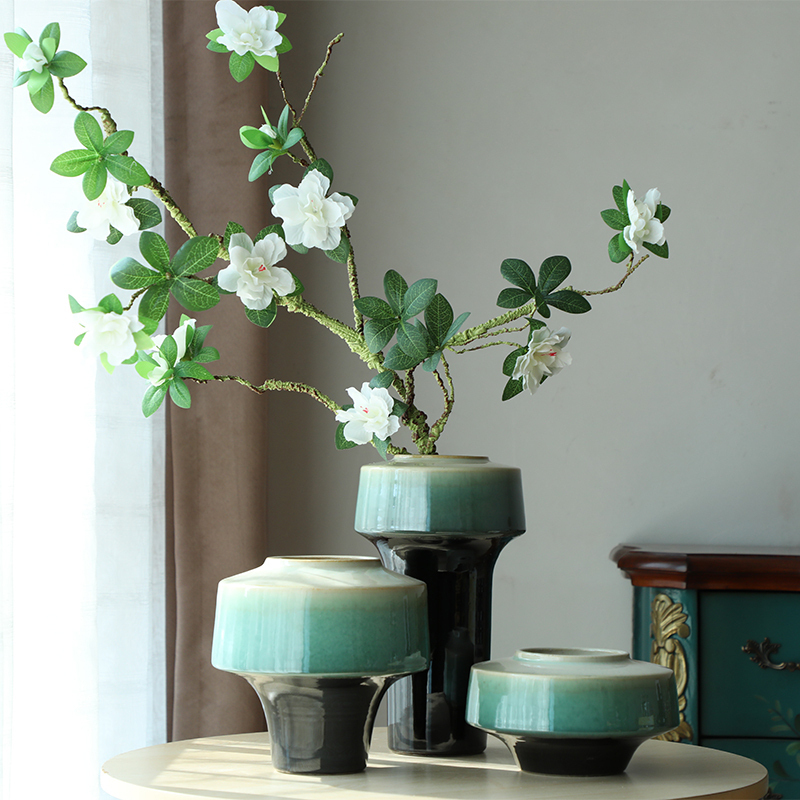 I and contracted sitting room creative flower arranging furnishing articles home decoration ceramic hydroponic dried flower vase floral arrangements