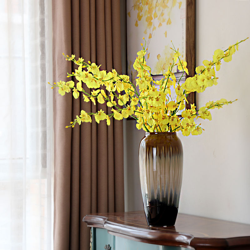 Flower arranging ceramic vase rose Flower arranging hydroponic lucky bamboo Flower pot dry Flower table furnishing articles porch decoration