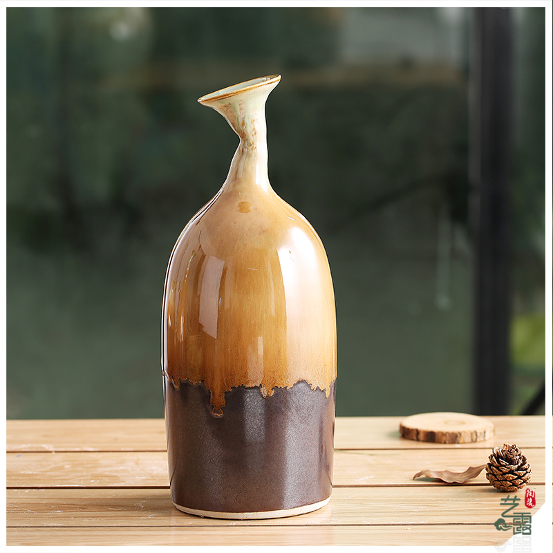 I and contracted jingdezhen ceramic flowers, dried flowers decorate the sitting room vase floret bottle up the porcelain