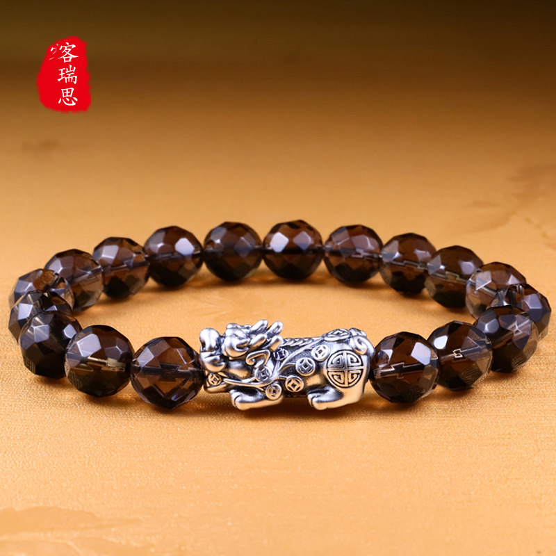 999 silver discoloration of the leaner Handmaid Alchemy The male Handmaid's hand strings red rope Manau to catch the warm Pisciu Picchu pimo