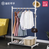 Indoor clothes rack Floor-to-ceiling bedroom clothes rack Floor-to-ceiling one-piece bold Nordic style room household hanging clothes rack