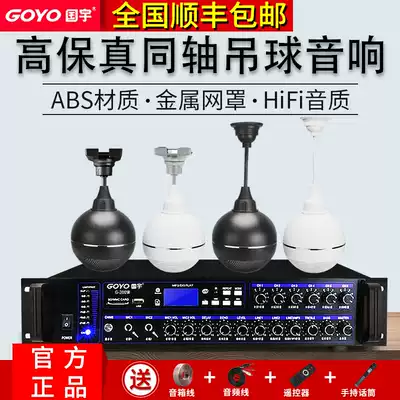 Hanging ball audio ceiling ceiling Horn set wall hanging ceiling dining room shop supermarket background music power amplifier