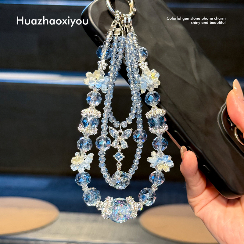 Heavy-Duty Sparkling Phone Chain, Exquisite Wrist Accessory, Anti-Lost Crystal Chain for Phones, High-End Bag Charm, Light Luxury Keychain Heavy-Duty Sparkling Phone Chain, Exquisite Wrist Accessory, Anti-Lost Crystal Chain for Phones, High-End Bag Charm, Light Luxury Keychain