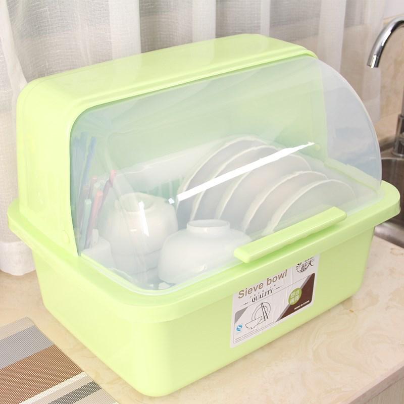 Edge lodge baby bottles receive a case baby bowl chopsticks tableware cupboard locker drop dust dry storage box