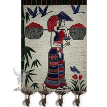 Guizhou Anshun specialty ethnic minority characteristic pattern double-layer mural Miao Dai 56 * 78cm