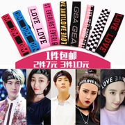 Băng đô thể thao nam băng đô nam headband Châu Âu và Hoa Kỳ headband Hàn Quốc Mũ trùm đầu yoga thấm mồ hôi headband cá tính dành cho người lớn