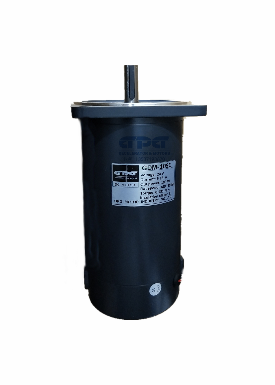 GDM - 10SC Permanent magnet DC 24V100W Optical axis high speed motor miniature motor micro - speed regulation motor