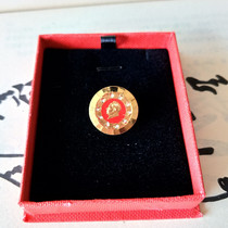 Chairman Mao boutique with diamonds badge Badge Chairman Mao with diamonds High-end boutique badge Chairman commemorative badge