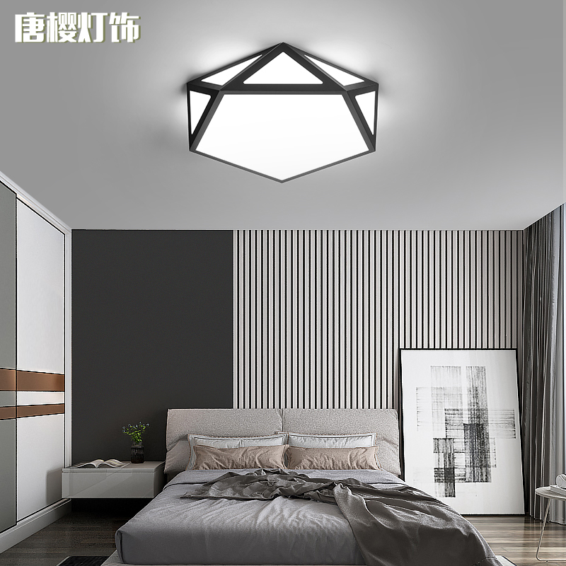 LED modern minimalist geometric suction dome Book room dining room Living Room Lamp Nordic Creative Bedroom Lamps Geometries