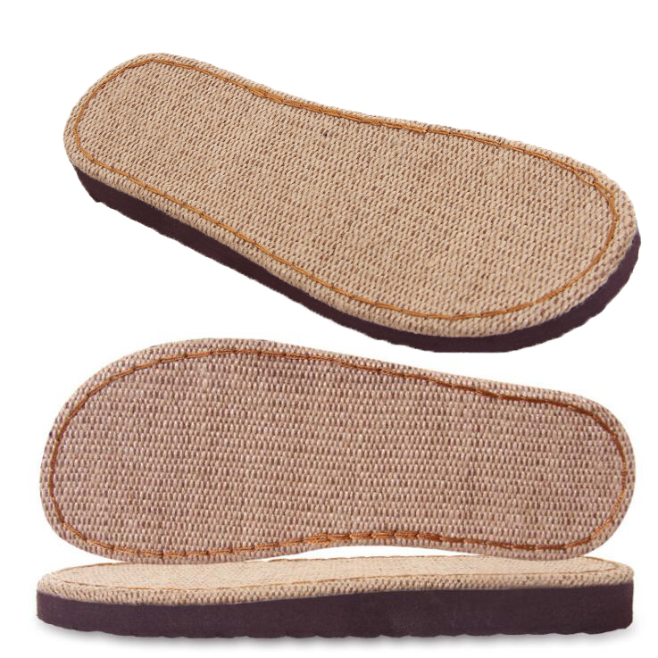 Handmade Wool Soles, Linen Soles, Hand-Knitted Sandal Soles, Crochet Slippers, Wool and Shoe Soles, Slipper Soles