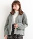 M+21 warm winter fashionable and thoughtful velvet warm charm V-neck lambswool flocked jacket warm jacket