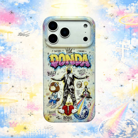 Kanye West Bear Graffiti iPhone Case