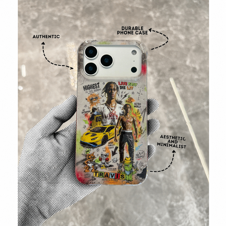 Travis Scott Graffiti IMD iPhone Case