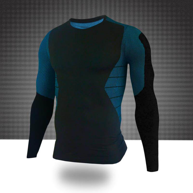 Football Warm Tight Clothing Training Tight Clothing Long Sleeves Inner Lap Clothing Men Sports Running Basketball Fitness High Play Speed Dry