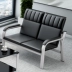 Đơn giản hiện đại sofa văn phòng bàn cà phê kết hợp kinh doanh tiếp tân phòng khách sofa văn phòng sofa da ba chỗ tủ tài liệu sắt Nội thất văn phòng