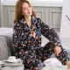 Mùa đông dày lông cừu san hô đồ ngủ cộng với phân bón XL flannel nhà dịch vụ phù hợp với chất béo mm200 kg mùa thu nữ