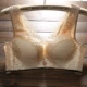Phụ nữ gợi cảm phần mỏng nhận được điều chỉnh sữa đồ lót ngực nhỏ dày tập hợp vest kiểu lớn không có vòng thép áo ngực