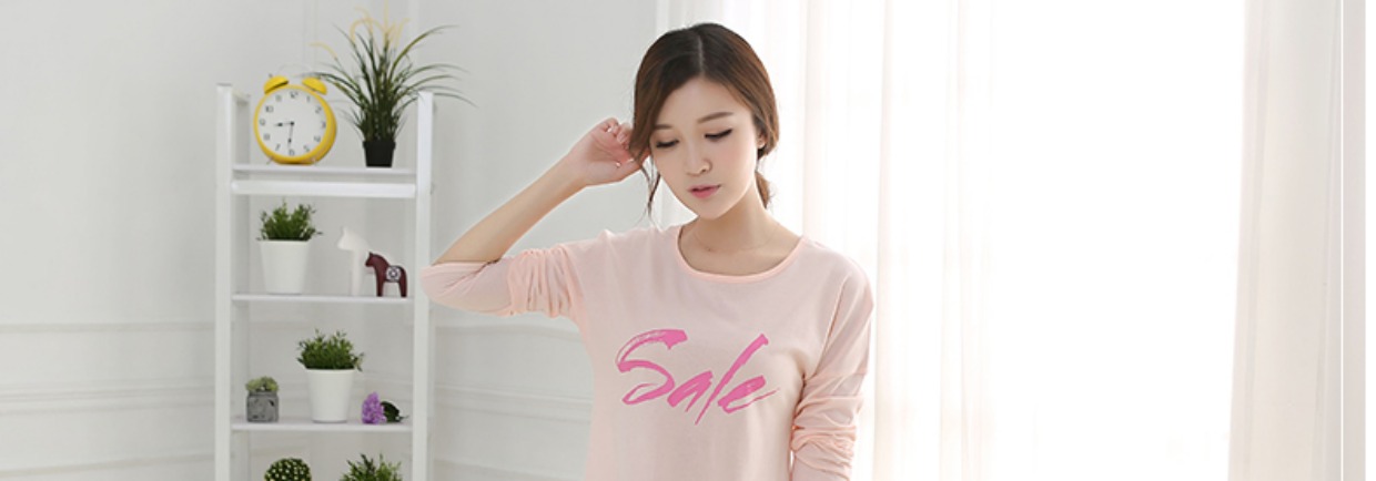 Bộ đồ ngủ dài tay cotton cotton đẹp của Phoenix mùa hè và mùa thu ngọt ngào cho học sinh phiên bản Hàn Quốc của chiếc váy ngủ cổ tròn gợi cảm đồ lót đẹp