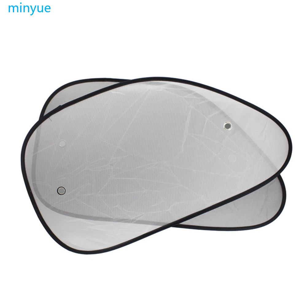 2pcs Chic Mesh Car Side Rear Window Sun Shade Cover Visor S