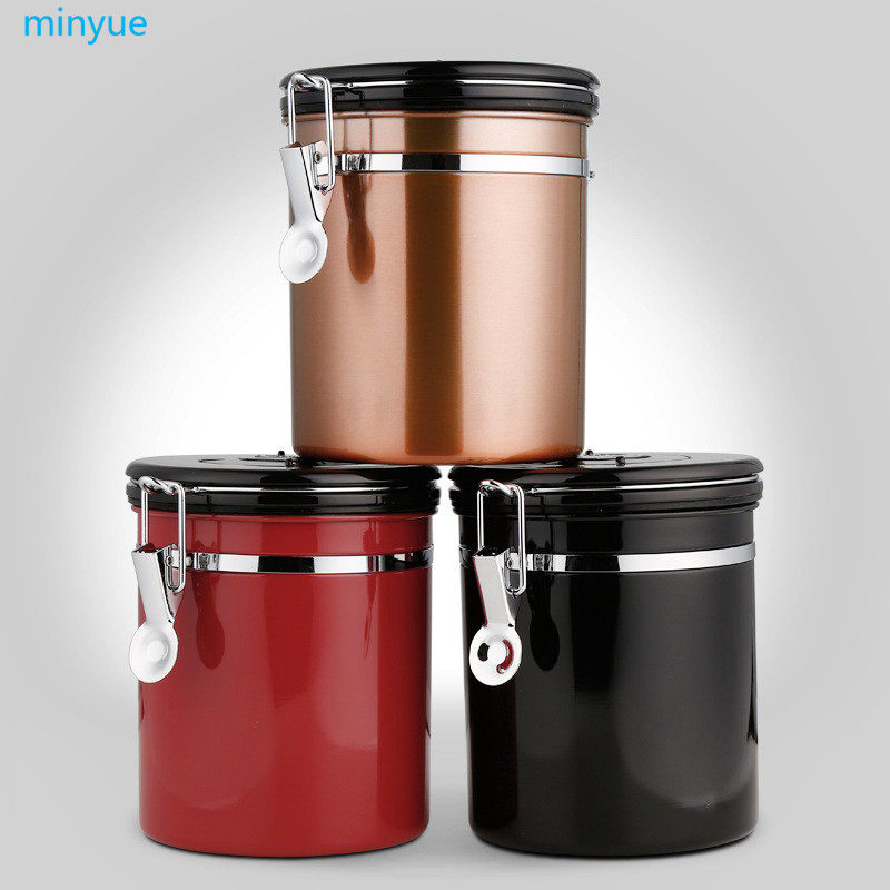 Stainless steel-sealed coffee pot with exhaust valve coffee pot