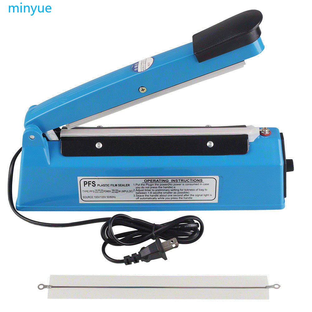 8 Impulse Heat Sealer 20cm Wrap Plastic Bag Closer Teflon S