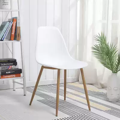 Factory direct sale Special simple fashion iron leg pp face Imus Nordic dining chair Western restaurant coffee chair home chair