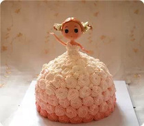 Barbie Doll Sugar Cake Model Birthday Cake Festival Cake Girl Princess Made