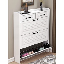 Shoe cabinet 2020 new simple modern entry door shoe cabinet small apartment narrow high vertical ultra-thin shoe cabinet 17cm