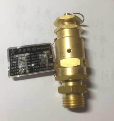 宁波久兴安全阀YA28X-4T/10II全启式整定压力0.24MPA博迅立式灭菌