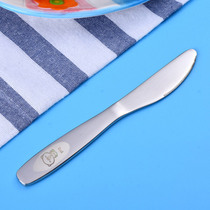 Childrens dining knife single rounded does not hurt hands 304 stainless steel tableware Household steak knife Bread knife Western knife