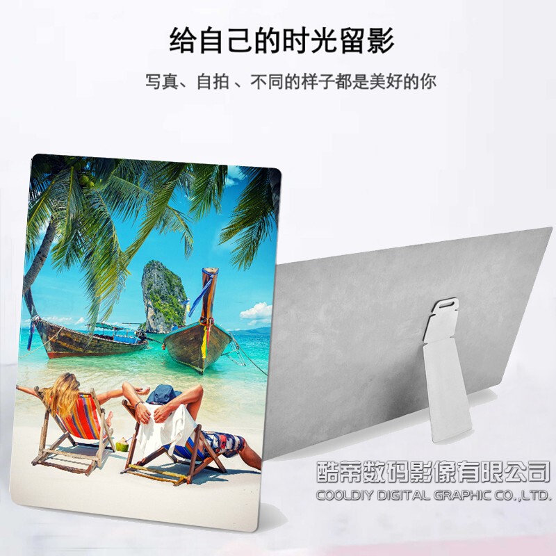 High-Definition Heat Transfer Aluminum Plate Pearlescent Coated Aluminum Plate Signboard 1mm Aluminum-Magnesium Alloy Metal Photo Frame Printed Image