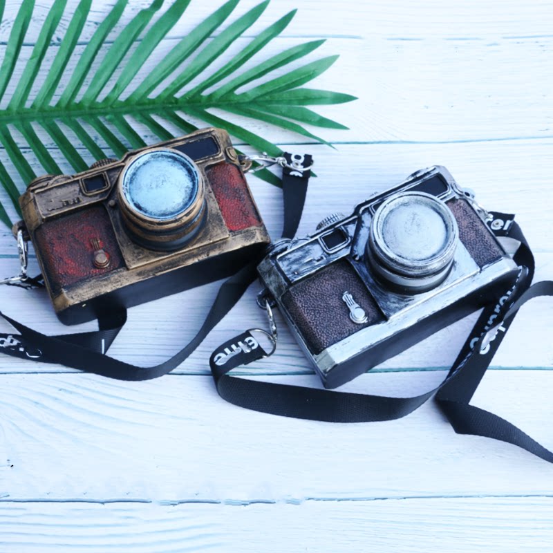 New Photo Gallery Photography Props Vintage Old Fashioned Camera Model Creative Cafe Bar Home Decoration Pint